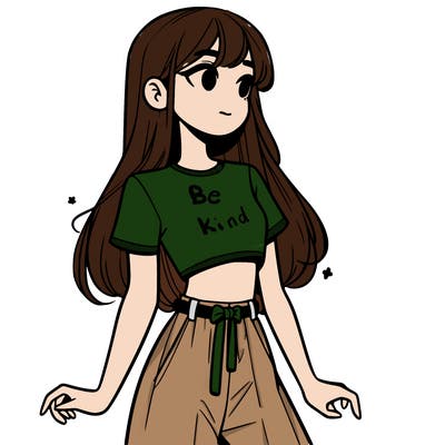 girl in a cute crop top