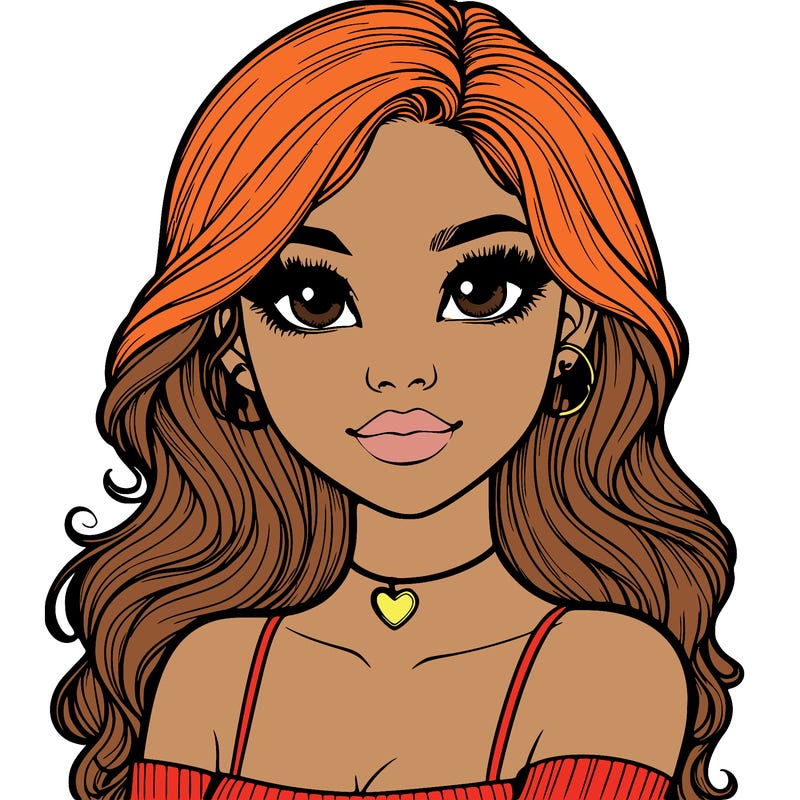 realistic pretty girl