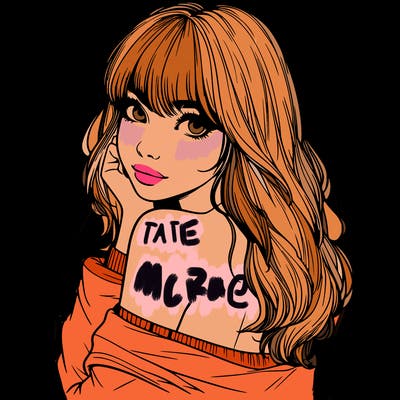 realistic girl with bangs looking over her shoulder