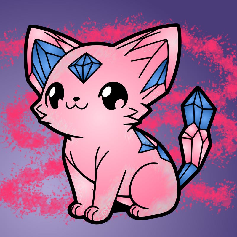 crystal kitten