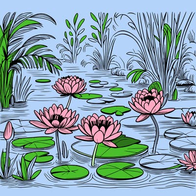 monet's water lilies