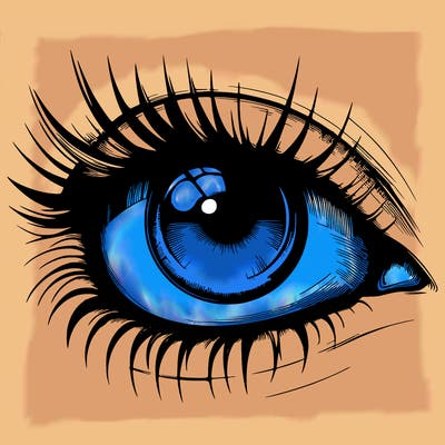 realistic eye