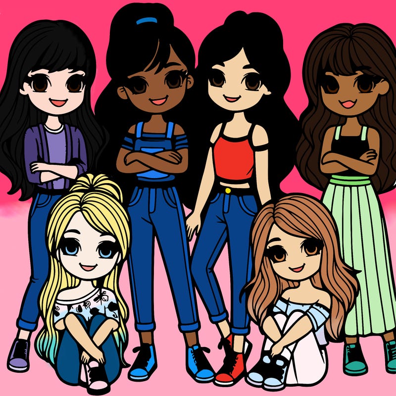 7 girls best friends