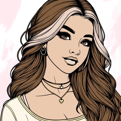 detailed realistic girl