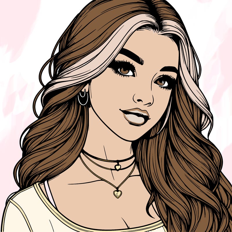 detailed realistic girl