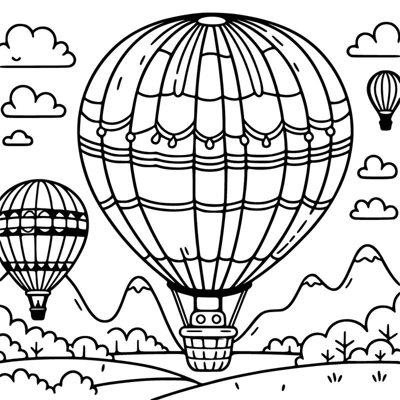hot air balloon