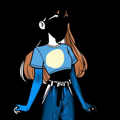 girl in a cute crop top