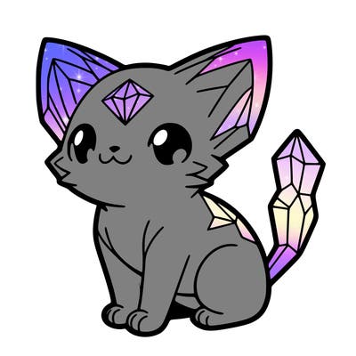 crystal kitten
