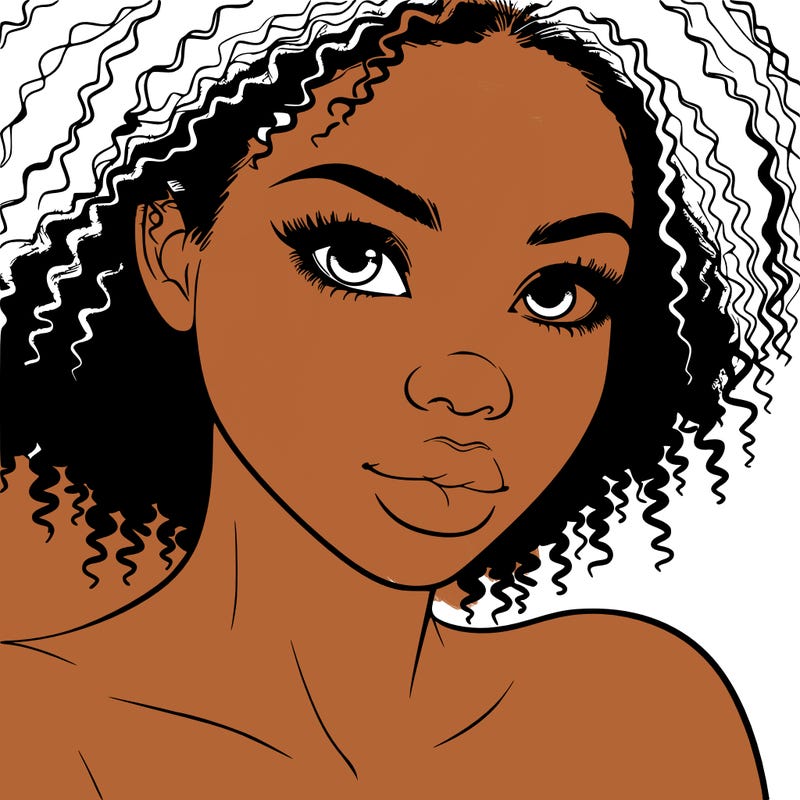 realistic black girl