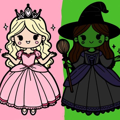 princess and a witch
