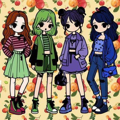 girls with fashion