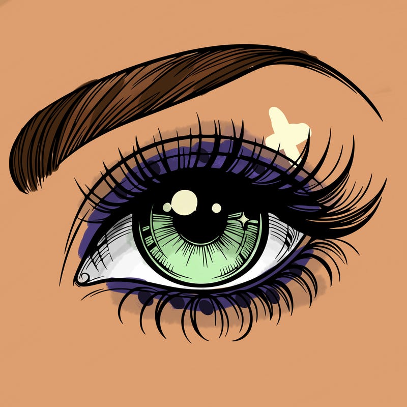 a beautiful eye