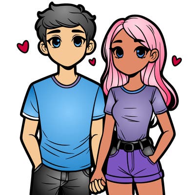 boyfriend and girlfriend