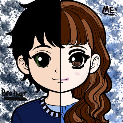 half boy half girl realistic