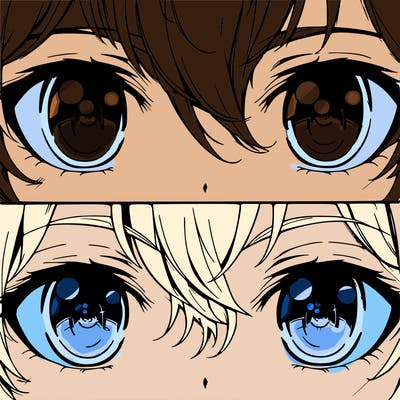 anime eyes