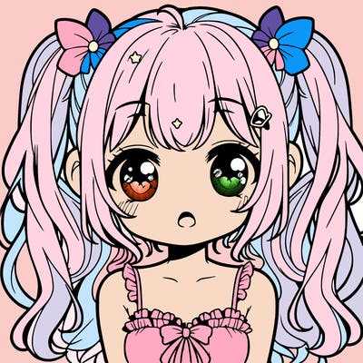 cute sweet anime girl