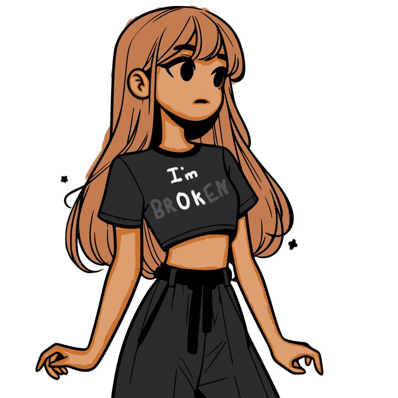 girl in a cute crop top