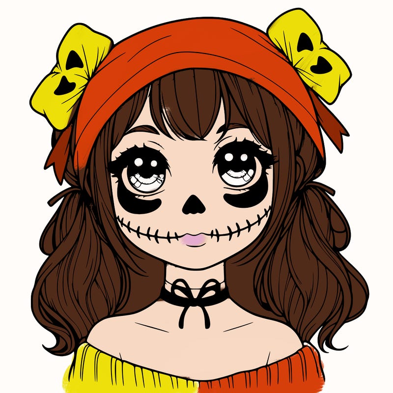 realistic girl halloween
