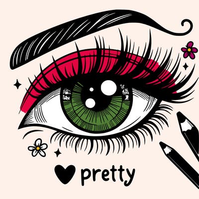 pretty eye