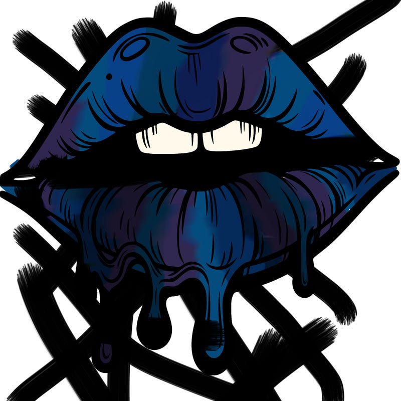 lips that look realistic and drip