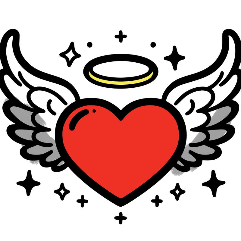 heart with wings
