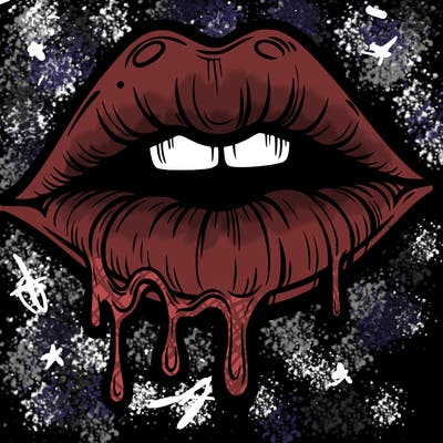 lips that look realistic and drip