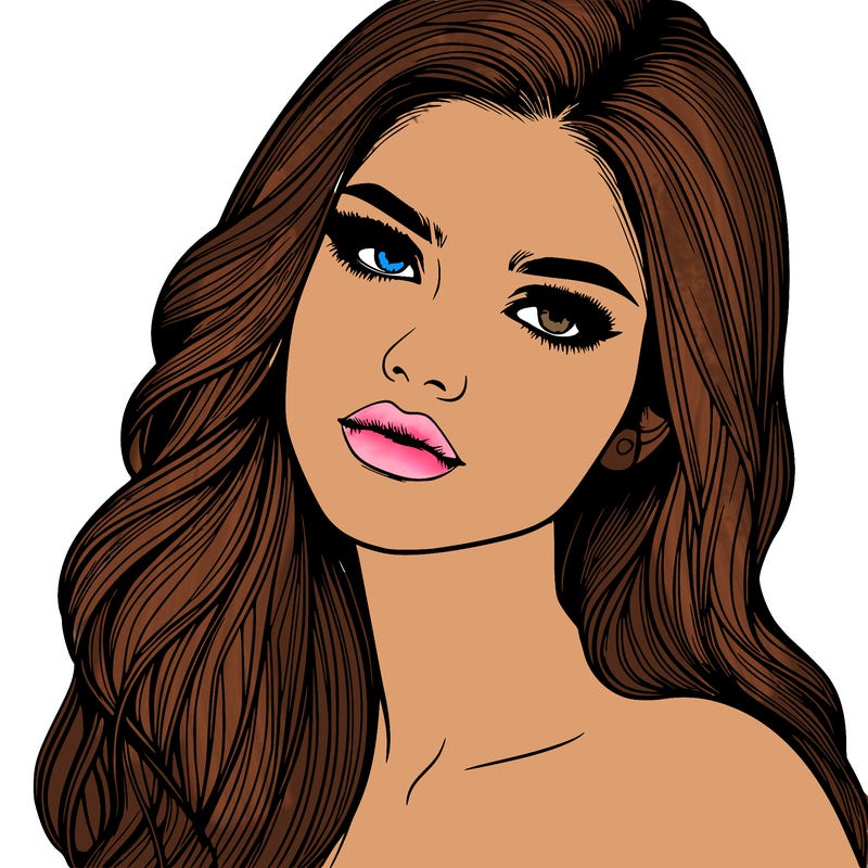 realistic girl model beautiful