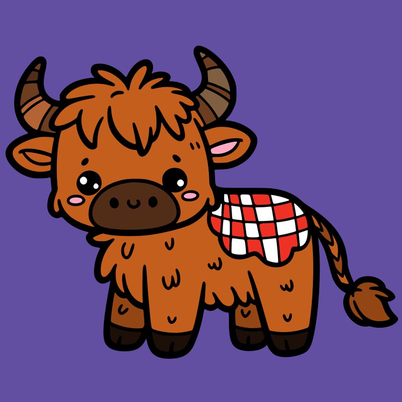 cute highland cow