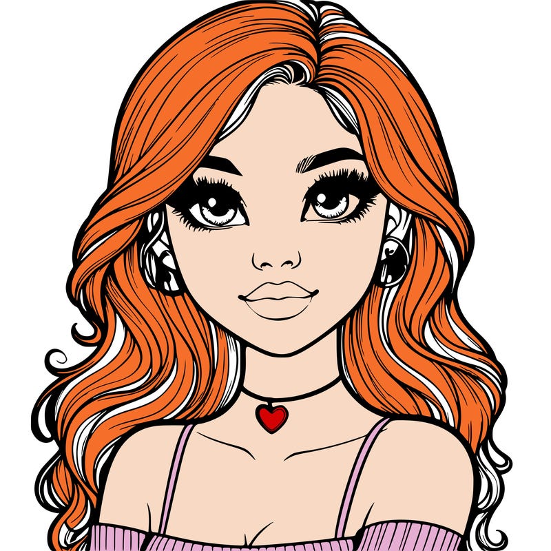 realistic pretty girl