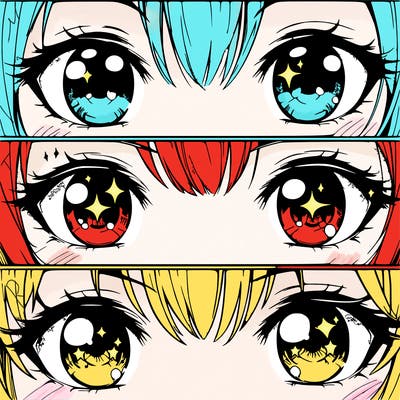 anime eyes