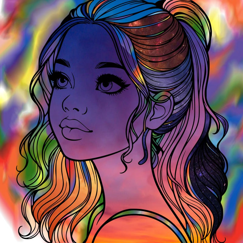 beautiful realistic girl