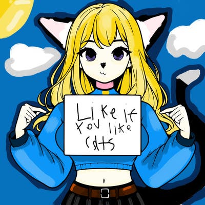 girl holding a blank sign in a long sleeve crop top