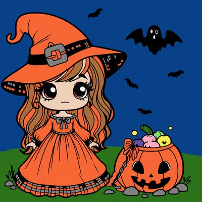 halloween girl
