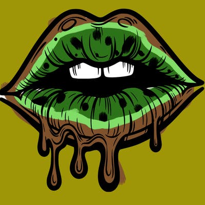 lips that look realistic and drip