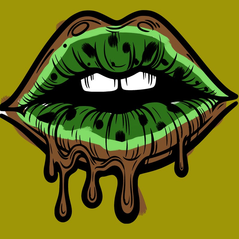 lips that look realistic and drip