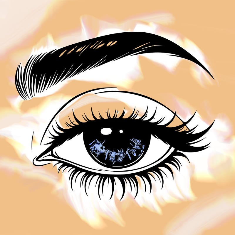 eye closed realistic