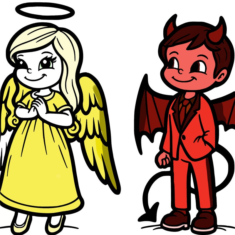 angel and devil