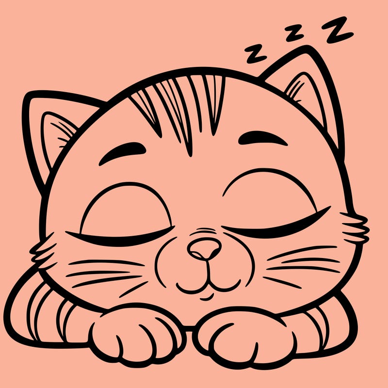 sleepy cat