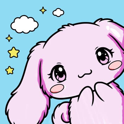 anime cinnamoroll cute fluffy
