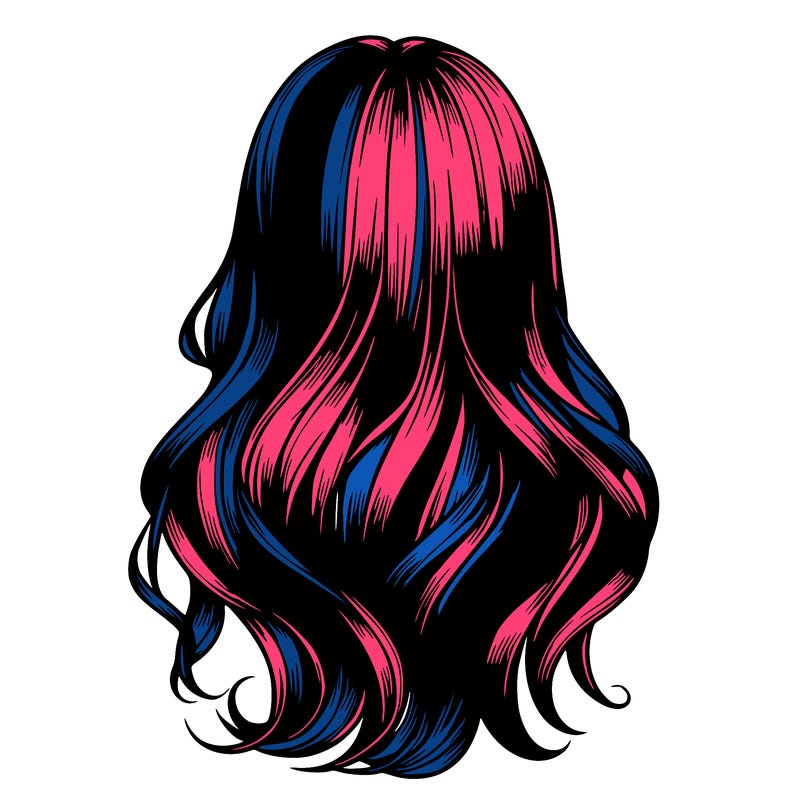 realistic hair