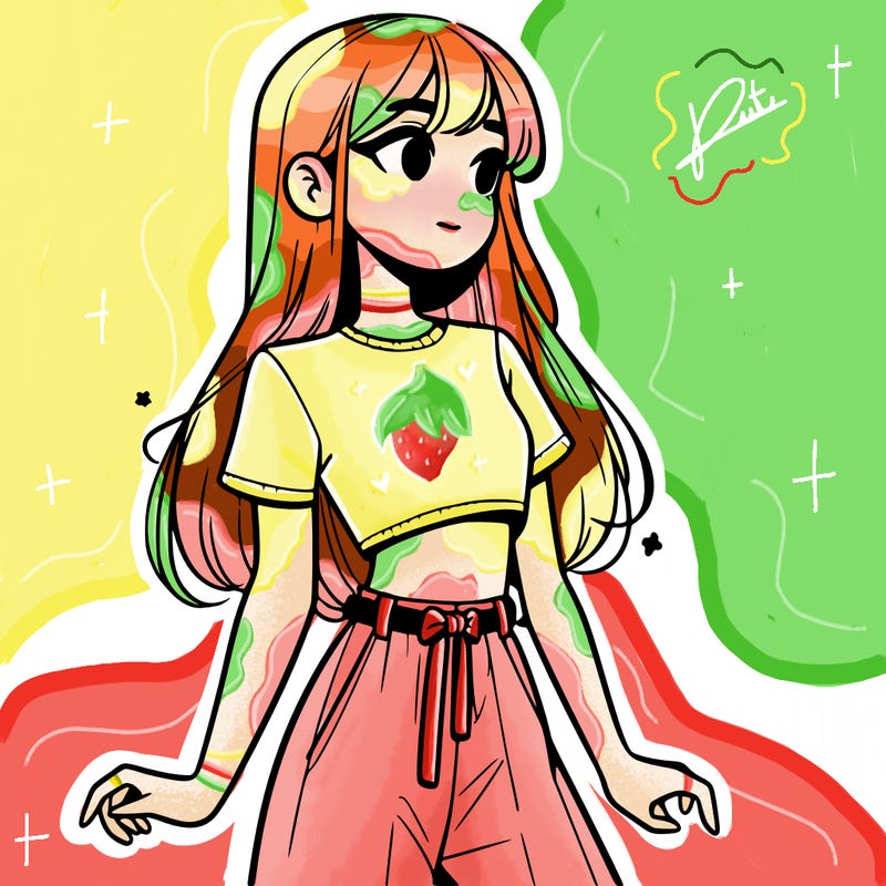 girl in a cute crop top