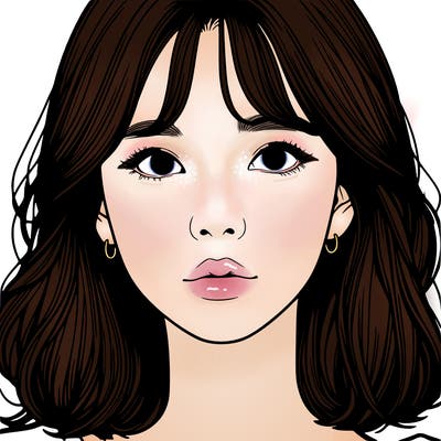 realistic k-pop girl