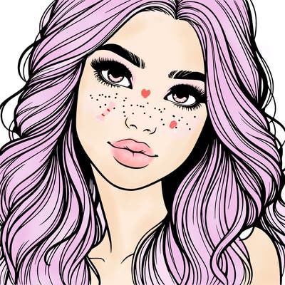 beautiful realistic girl