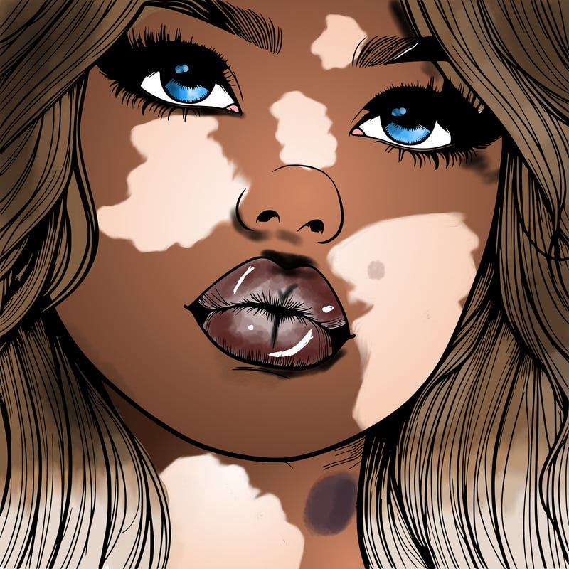 really realistic girl with lips