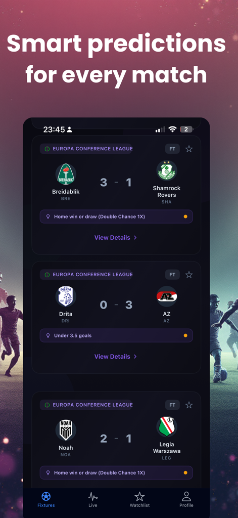 Scorevance: AI Football | Smart Soccer Predictions & Live Stats