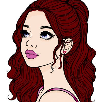 beautiful realistic girl