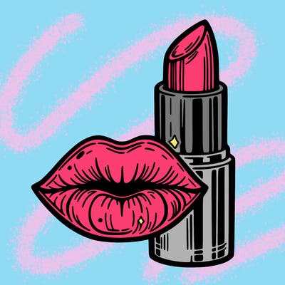 lips and lipstick