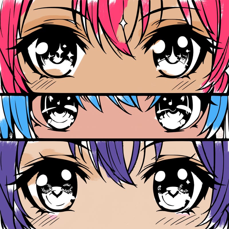 anime eyes
