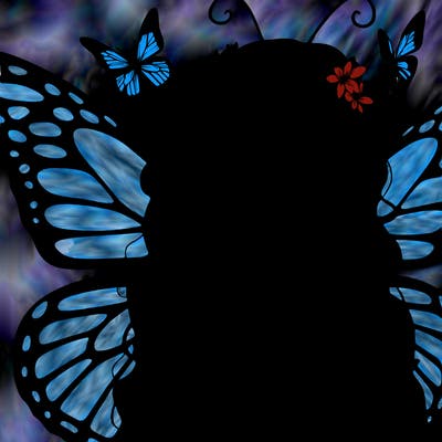 butterfly fairy realistic girl