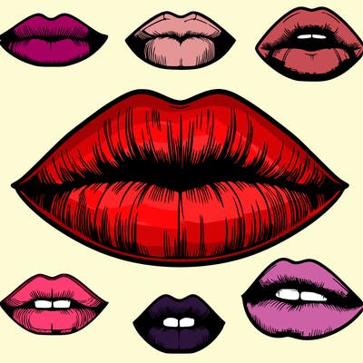 realistic lips